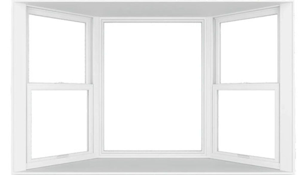 Infinity Bay Window in Interior Stone White