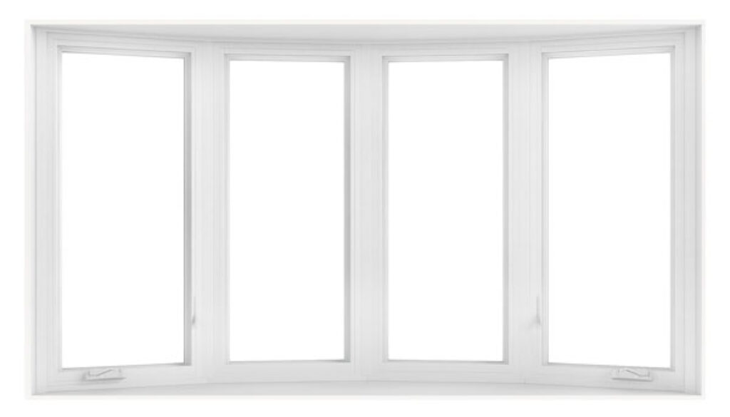 Infinity Bow Window in Interior Stone White
