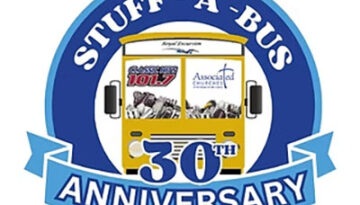 Logo: Stuff-A-Bus 30th Anniversary